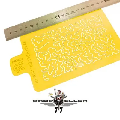 Luftwaffe WWII Shingles Camo STENCIL - 77PROPELLER PRP055 Di Tendenza