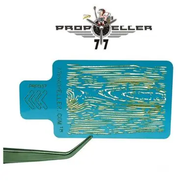 Subito Disponibile Stencil per aerografo per dettagli fini - 77PROPELLER PRP037