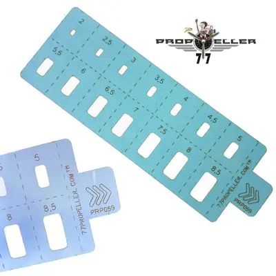 Stencil per aerografo Scribing e Spray Masking - 77PROPELLER PRP059 Nuova Collezione