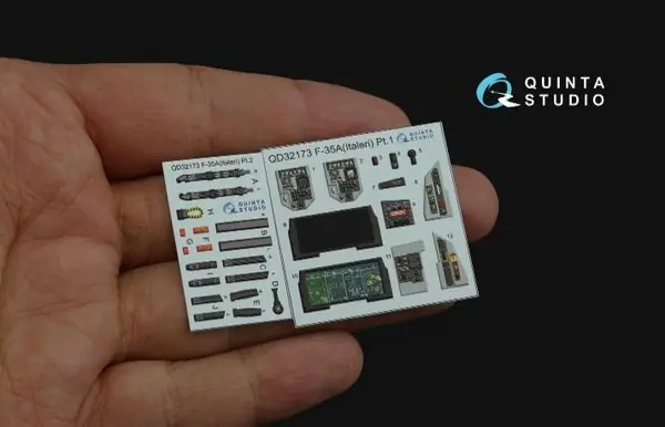 Saldi Interni F-35A stampati in 3D 1/32 - QUINTA STUDIO QD32173