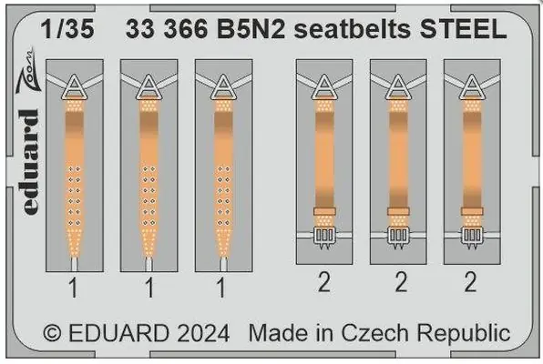 Nakajima B5N2 Cinture di sicurezza1/32 - EDUARD 33366 Offerta
