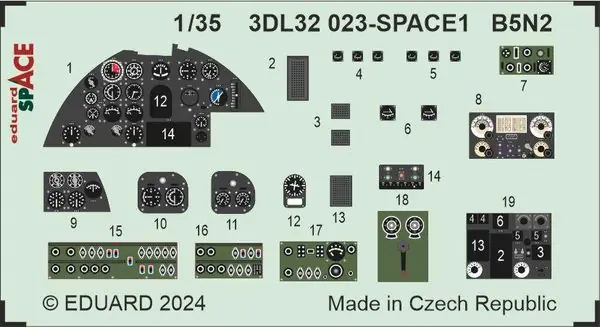 Compra Online Nakajima B5N2 decalcomanie 3D 1/32 - EDUARD 3DL32023