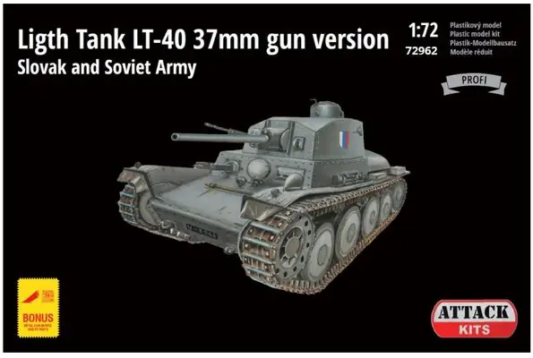Carro armato leggero LT-40 - 1/72 - ATTACK 72962 Sconto
