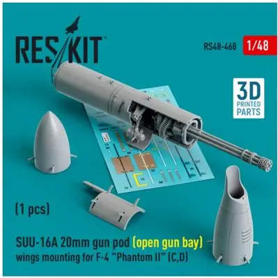 Consegna Rapida SUU-16A Gun Pod 1/48 - RESKIT RS48-0468