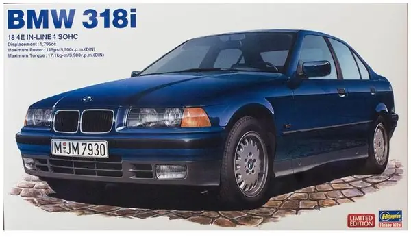 BMW 318i 1/24 - HASEGAWA 20320 Consegna Rapida