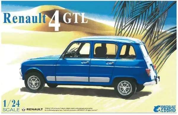 Renault 4 GTL 1/24 - EBBRO 25011 Non Perdere