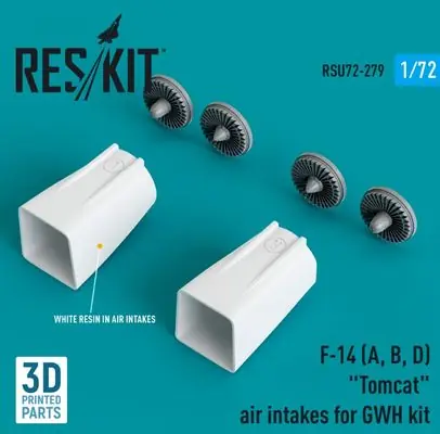 Tomcat F-14 Prese d‘aria 1/72 - RESKIT RSU72-0279 Prezzo Ridotto