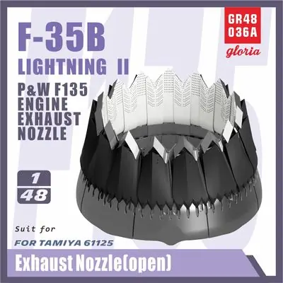 F-35B ugello di scarico 1/48 - GLORIA MODEL GR48036A Nuovo Arrivo