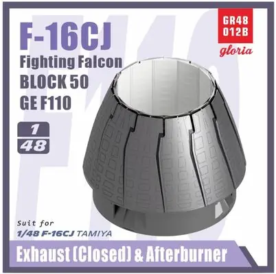 F-16CJ Fighting Falcon ugello di scarico 1/48 - GLORIA MODEL GR48012B Soddisfatti O Rimborsati