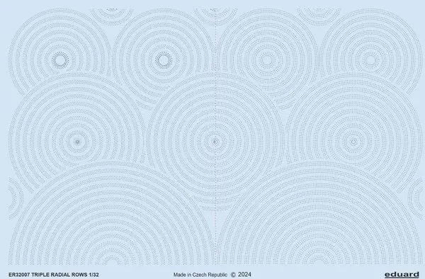 Triple file radiali 1/32 - EDUARD ER32007 Ultimissimo Modello