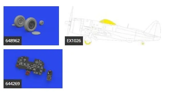 Must-Have P-47D-30 LooKplus 1/48 - EDUARD 644274