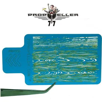 Spedizione Espresso Stencil per aerografo per spruzzare dettagli fini - 77PROPELLER PRP008