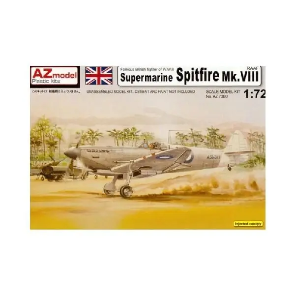 Di Tendenza AZ MODEL AZ7380 SPITFIRE MK.VIII