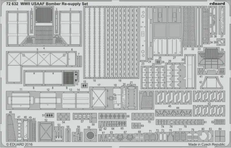 Affare WWII USAAF BOMBER RE-SUPPLY SET