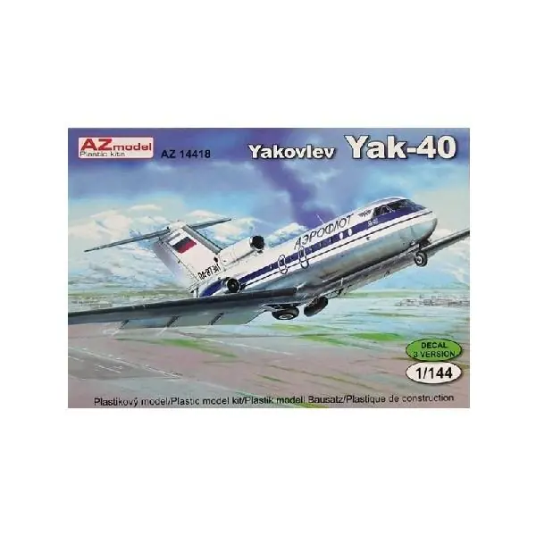 AZ MODEL AZ14418 YAK-40 Soddisfatti O Rimborsati