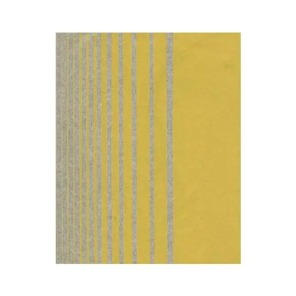 YELLOW STRIPES. ASSORTED SIZES (DRY RUB DOWN) Super Prezzo