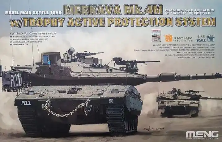 Israel Main Battle Tank Merkava Mk.4M w/Trophy Active Protection System Nuova Collezione