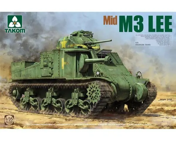 TAKOM 2089 US Medium Tank M3 Lee Mid Professionale
