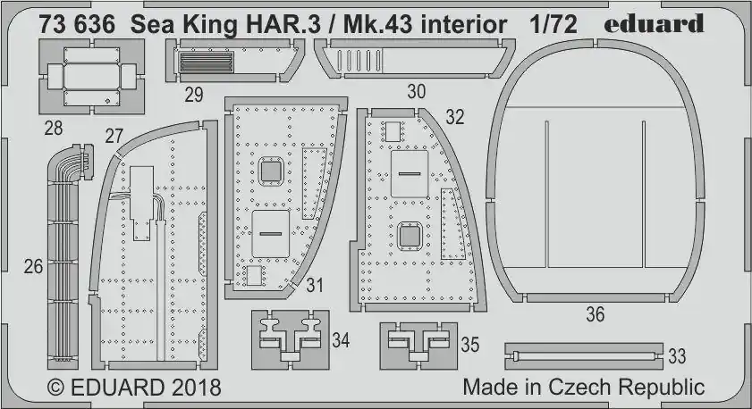 Prezzo Basso Sea King HAR.3 / Mk.43 interior AIRFIX