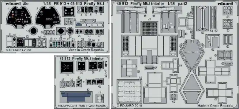 Firefly Mk.I interior (TRUMPETER) Bestseller
