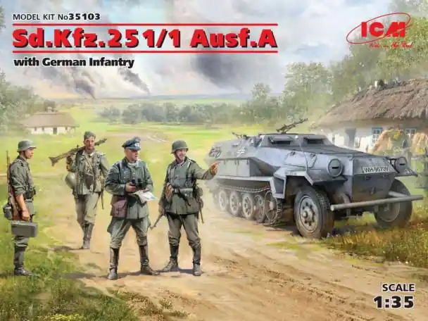 Subito Disponibile Sd.Kfz.251/1 Ausf.A with German Infantry