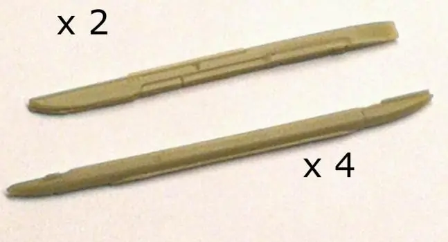 SAAB JA37 Viggen rail set Occasione