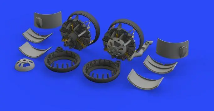 Di Tendenza Wellington Mk.Ia/c engines (AIRFIX)