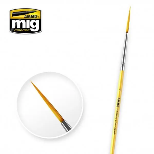 1 SYNTHETIC LINER BRUSH Reso Gratuito