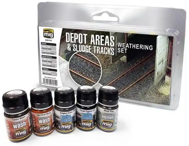 Ultima Occasione DEPOT AREAS - SLUDGE TRACKS WEATHERING SET