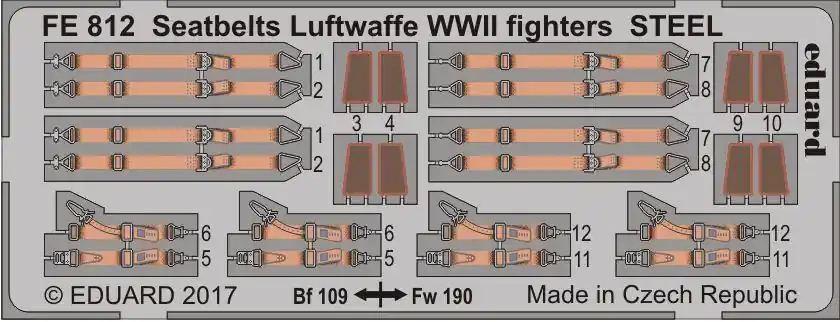 Consegna Rapida CINTURE DI SICUREZZA LUFTWAFFE