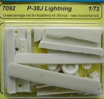 Reso Gratuito P-38J lightning - undercarriage set for ACADEMY