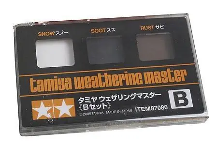 Weathering Set B - snow - soot - rust Prezzo Scontato