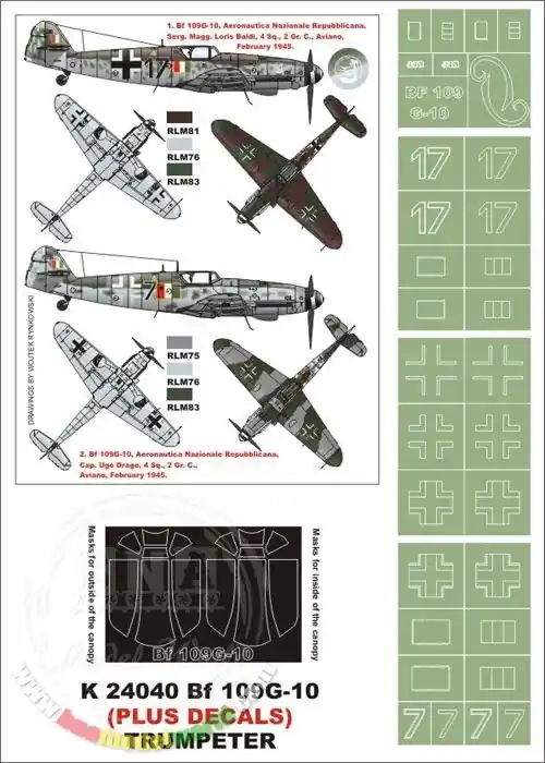 Messerschmitt Bf 109 Bf 109G-10 Vendita Finale