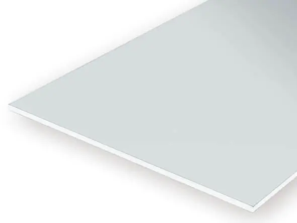 A Buon Prezzo EVERGREEN 9030 PLAIN OPAQUE WHITE POLYSTYRENE SHEET