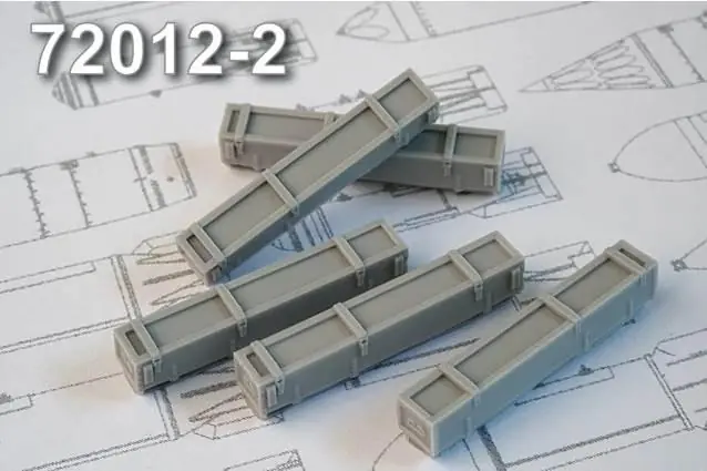 Offerta Del Giorno Soviet/Russian C-8 80mm Rocket Transport Box set (5pcs)