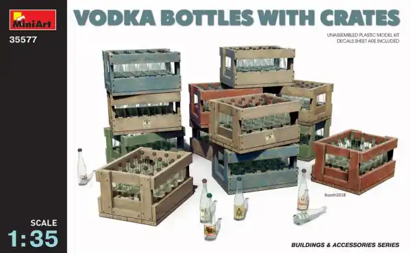 Pagamento Sicuro VODKA BOTTLES WITH CRATES