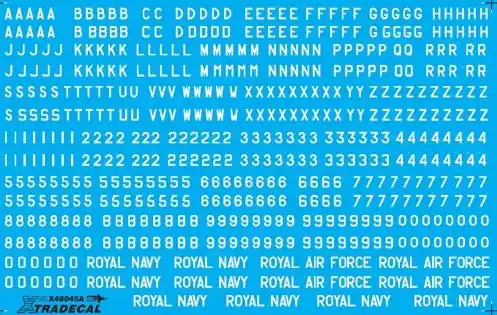 RAF White Letters Compra Online