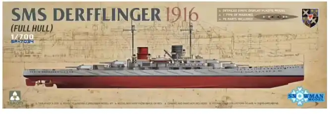 Bestseller TAKOM 7034 SMS Derfflinger 1916