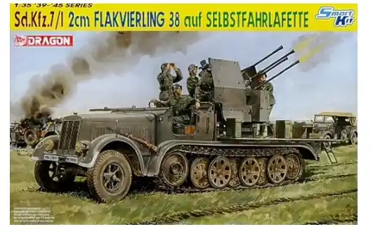 Offerta Lampo Sd.Kfz. 7/1 2cm Flakvierling 38 auf Selbstfahrlafette