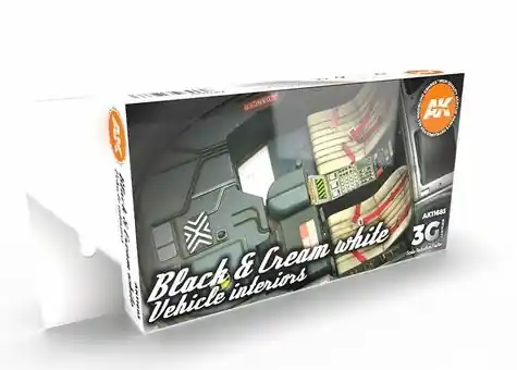 Must-Have BLACK & CREAM WHITE VEHICLE INTERIORS SET