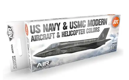 US Navy & USMC Modern Aircraft & Helicopter Colors Set Professionale