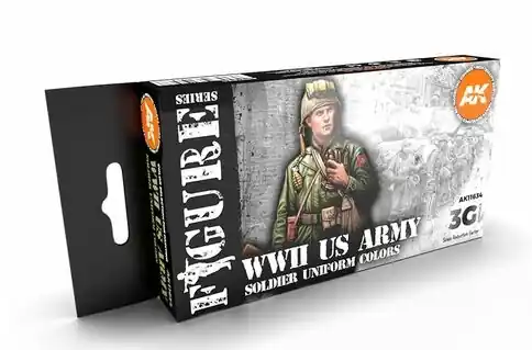 WWII US ARMY SOLDIER UNIFORM COLORS SET Acquista Ora