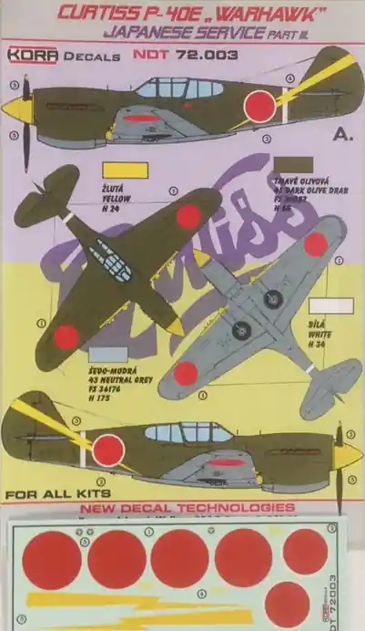 Curtiss P-40E Japanese III Super Prezzo