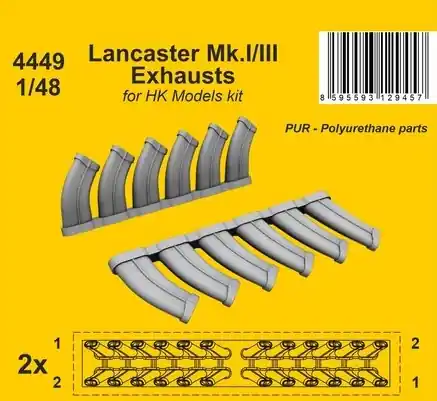 Saldi Lancaster Mk.I/III Exhausts