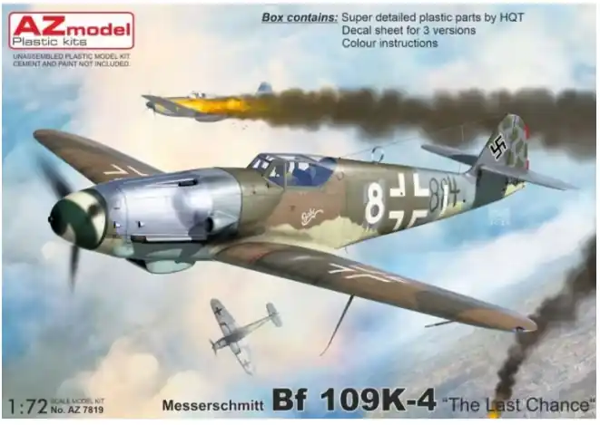 Saldi AZ MODEL AZ7819 Messerschmitt Me-109K-4