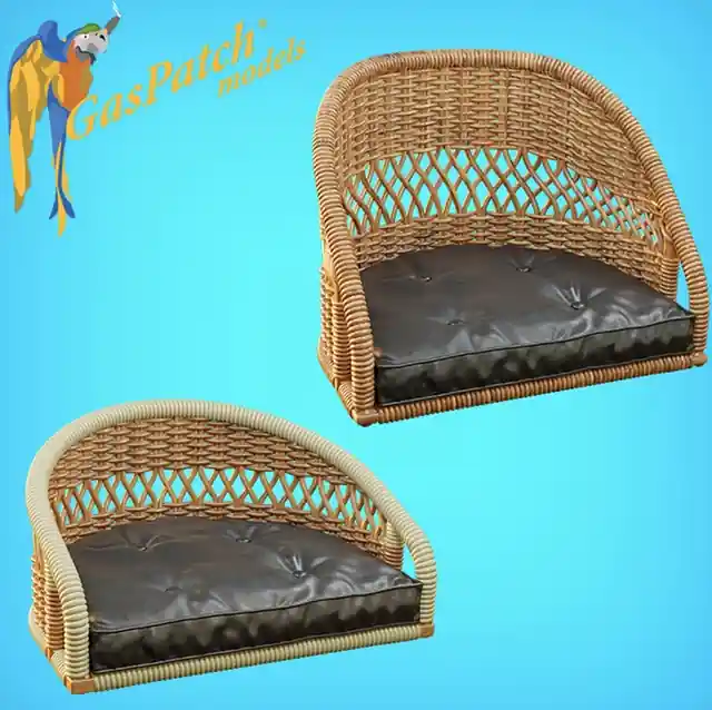 British Wicker Seat Perforated Back Offerta Speciale